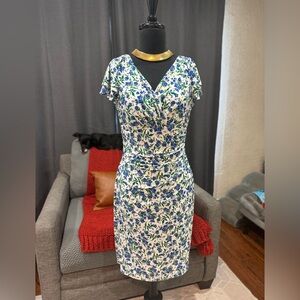 Preloved, Ralph Lauren faux wrap dress, size 8